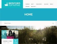 Tablet Screenshot of bedfordfilmfestival.org